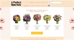 Desktop Screenshot of aperfectbloomflorist.com